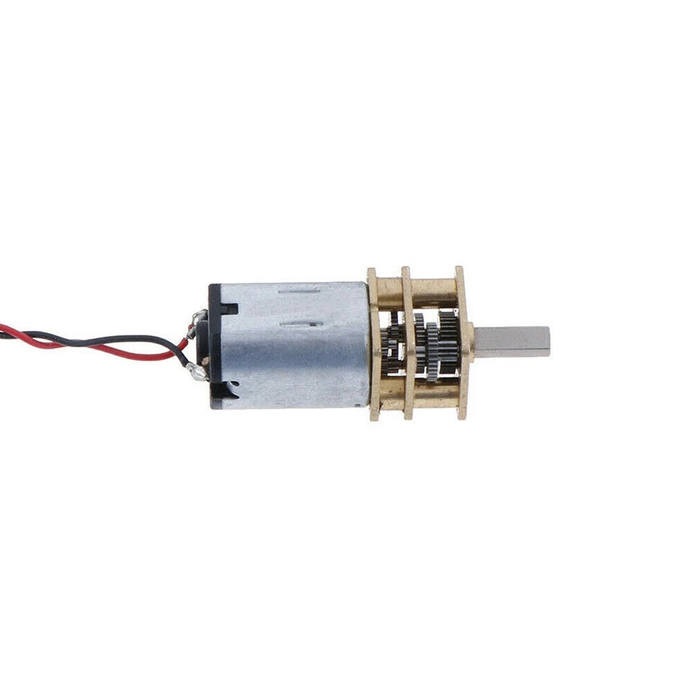 5Pcs N20 Gear Motor Slow Speed Full Metal Mini Gearbox Reducer Toy 60RPM DC 3-6V
