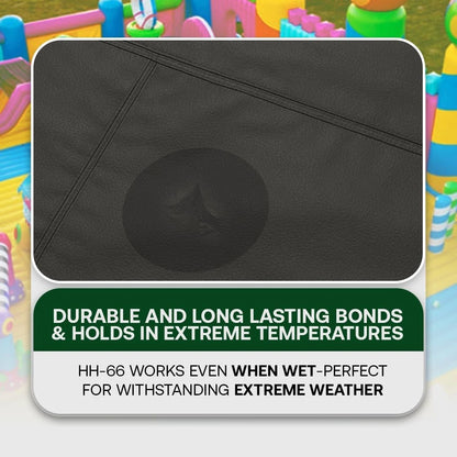 RH Adhesives Vinyl Patch Kit with 10" x Heavyweight (22 oz.), Black