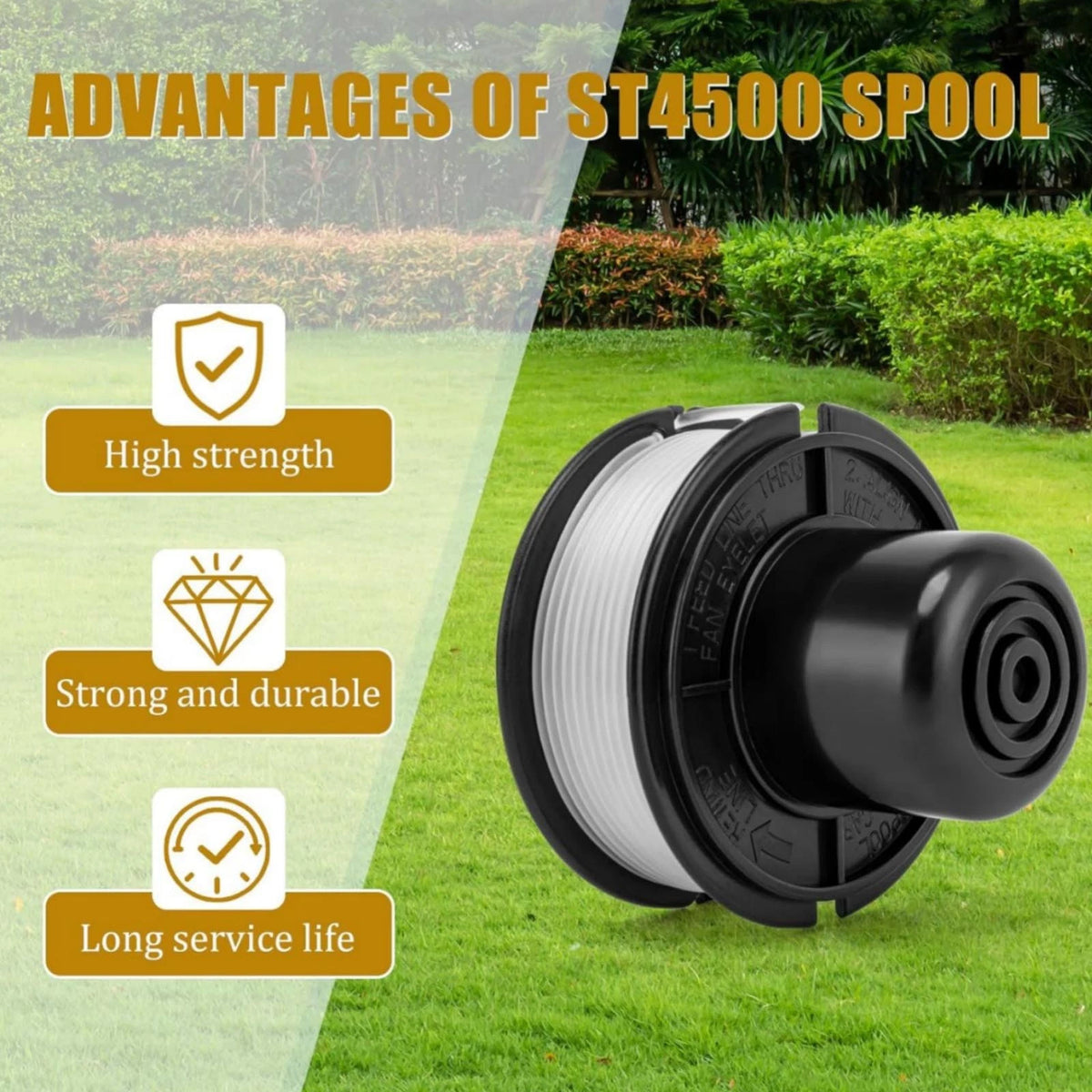1PCS Professional Trimmer Spool Line Repair Kit For Black & Decker ST4000 ST5000