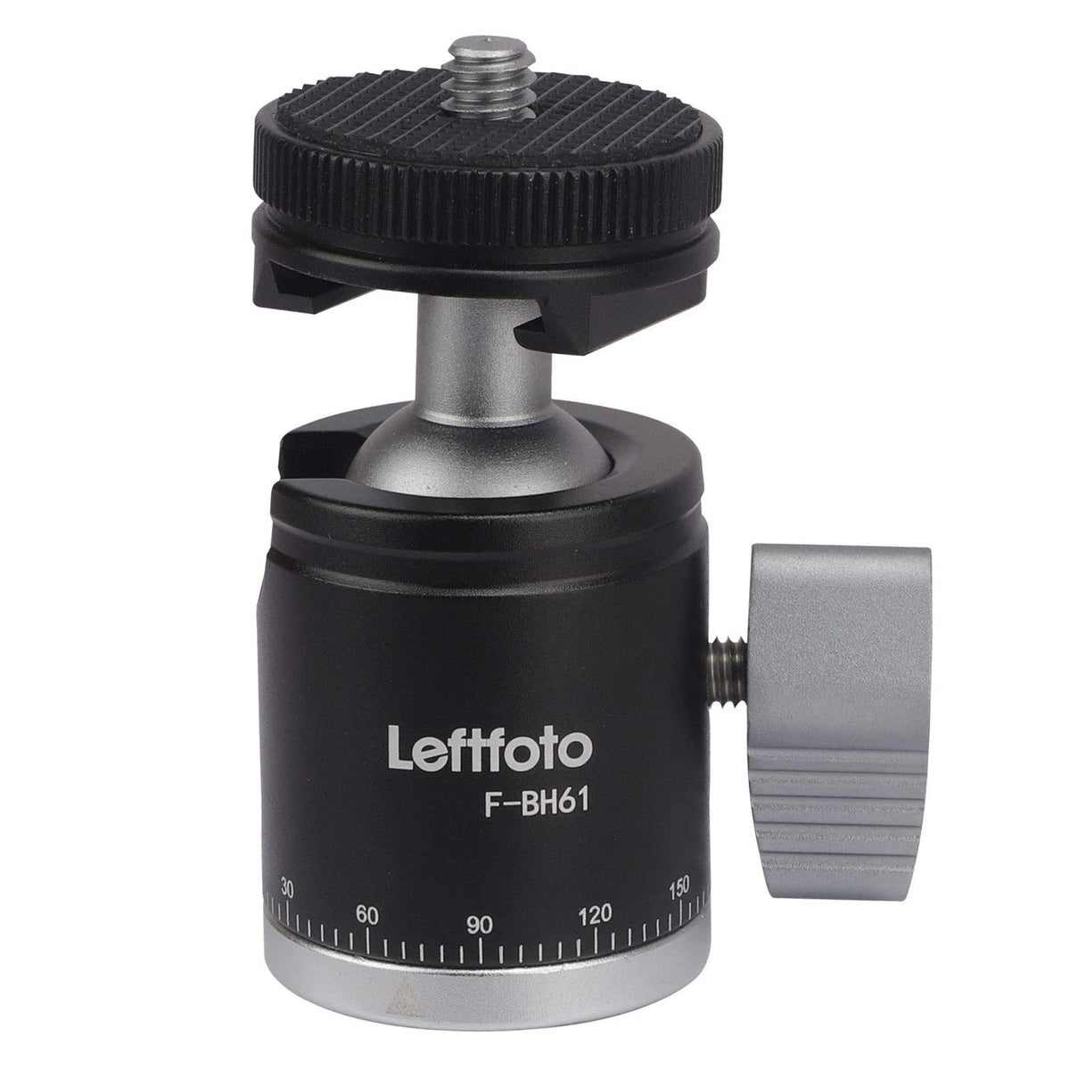 Camera Tripod Mini Ball Head Adapter 360 Degree Rotatable Pan 90°Tilt Black