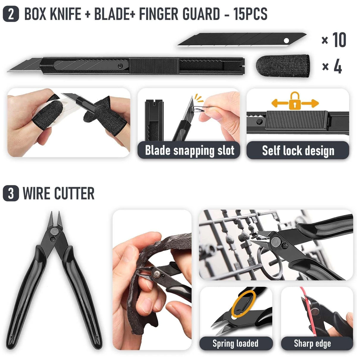 3D Printer Tools Kit Essential, Printing Kit, Tool Finishing