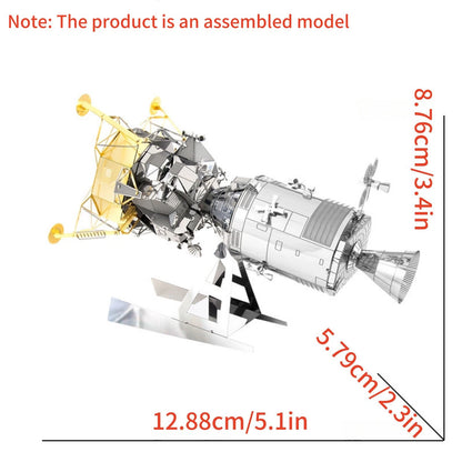 1/48 Scale USA Apollo CSM With Lunar Module Unassembled Model Kit Display
