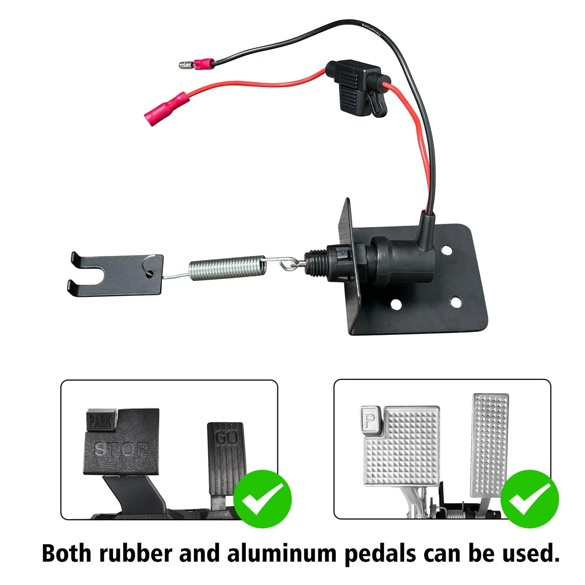 Golf Cart Turn Signal Kit for Club Car Precedent and Tempo,9-Pin Plug Black
