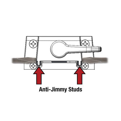 Prime-Line F 2744 Sash Lock, Single Unit, White – Diecast 1 Pack,