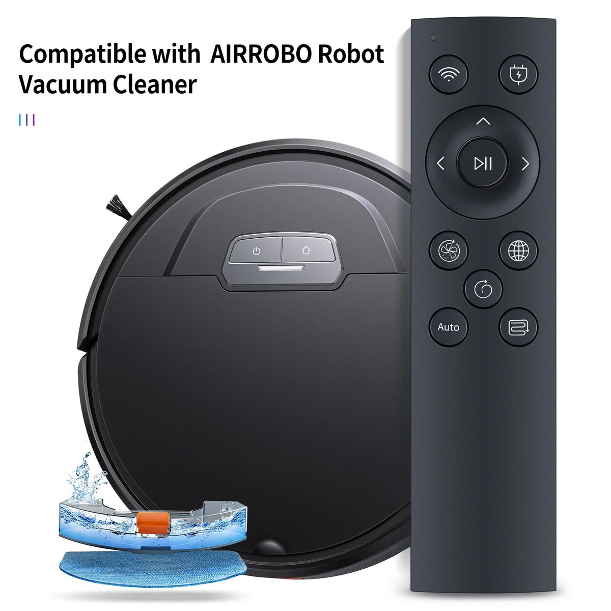 For AIRROBO P20 Robot Vacuum Cleaner Replacement Remote Control