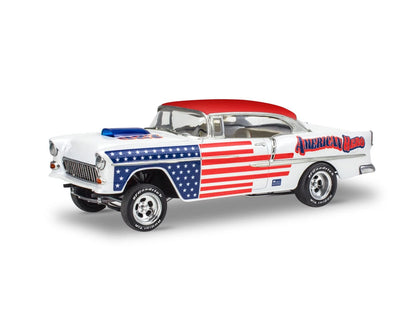 Revell 14519 1955 Chevrolet Bel Air Street Machine 2N1 1:24 Medium, White