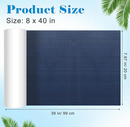 Anglekai Pool Cover Patch Kit, 8 x 40 in Swimming 8 x 40 in, Blue