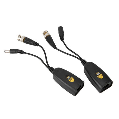 Anti-Interference BNC To POE Adapter Balun Connector For Surveillance
