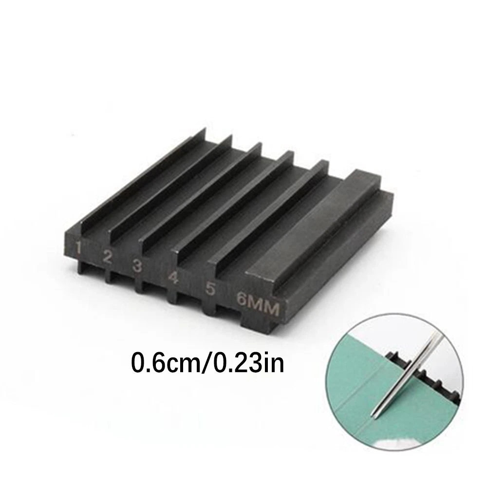 Leathercraft Sharpener Guide Alloy Steel Leather Cutting Wide Shovel Sharpen