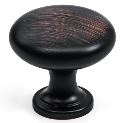HESTIA HARDWARE 30 Pack | Oil Rubbed 1.15 Inch Diameter, Bronze