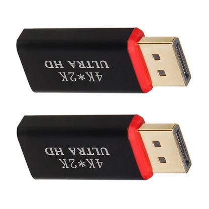 2* High Speed Active 4K DP Display Port To HDMI Adapter DisplayPort AV Adapter.