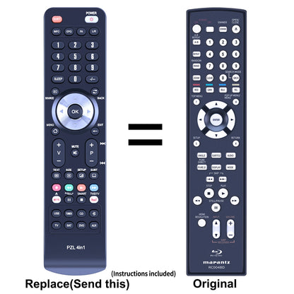 RC004BD Replacement Remote Control For Marantz BD5004 BD7004 BD8004