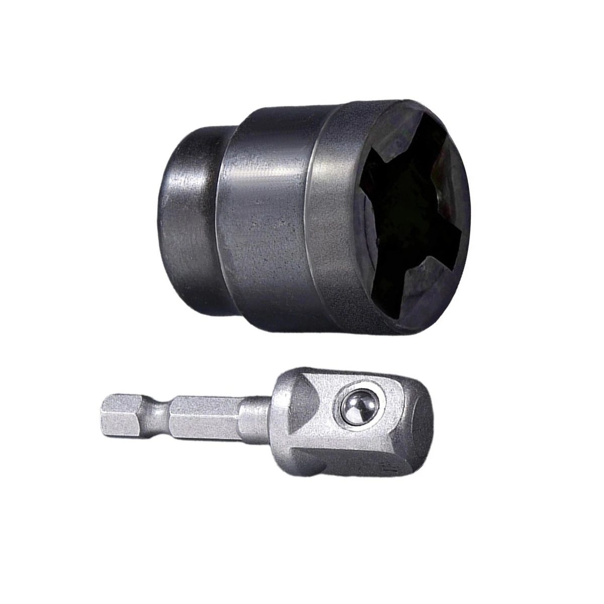 Scissor Jack Drill Adapter, Socket Converter for Power Driver, High Carbon Steel