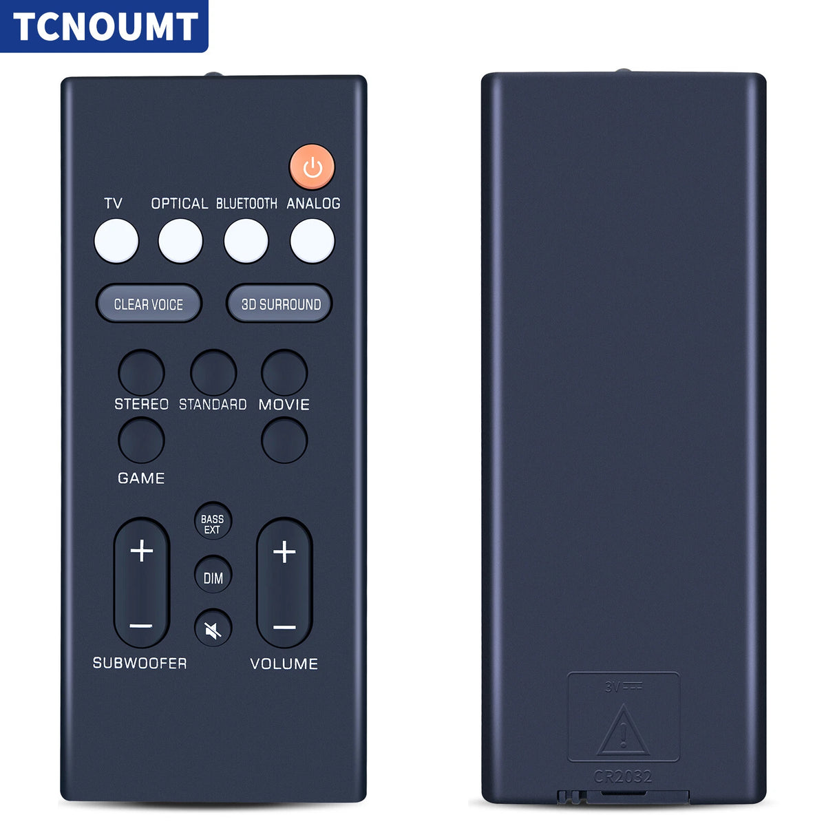 For Yamaha SR-B20A / SR-C20A / SR-C20ABL / ATS-C200 Sound Bar Remote Control