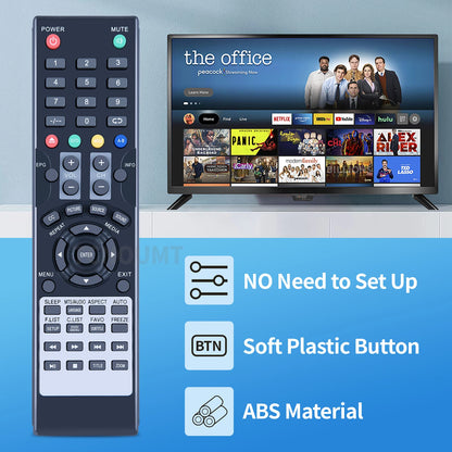 Remote Control For SuperSonic TV/DVD Combo SC-2412 SC-1312 SC-1512 SC1912