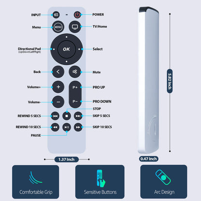 Remote Control For Apple TV 4K/ Gen 1 2 3 4/ HD A2169 A1842 A1625 A1427 A1469