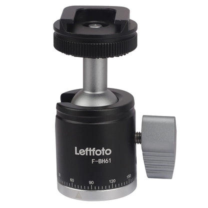 Camera Tripod Mini Ball Head Adapter 360 Degree Rotatable Pan 90°Tilt Black