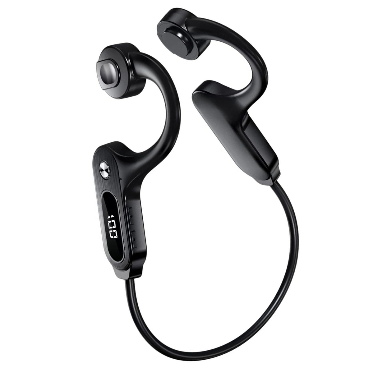 Bone Conduction Headphones Stable Transmission  LED Digital Screen Work