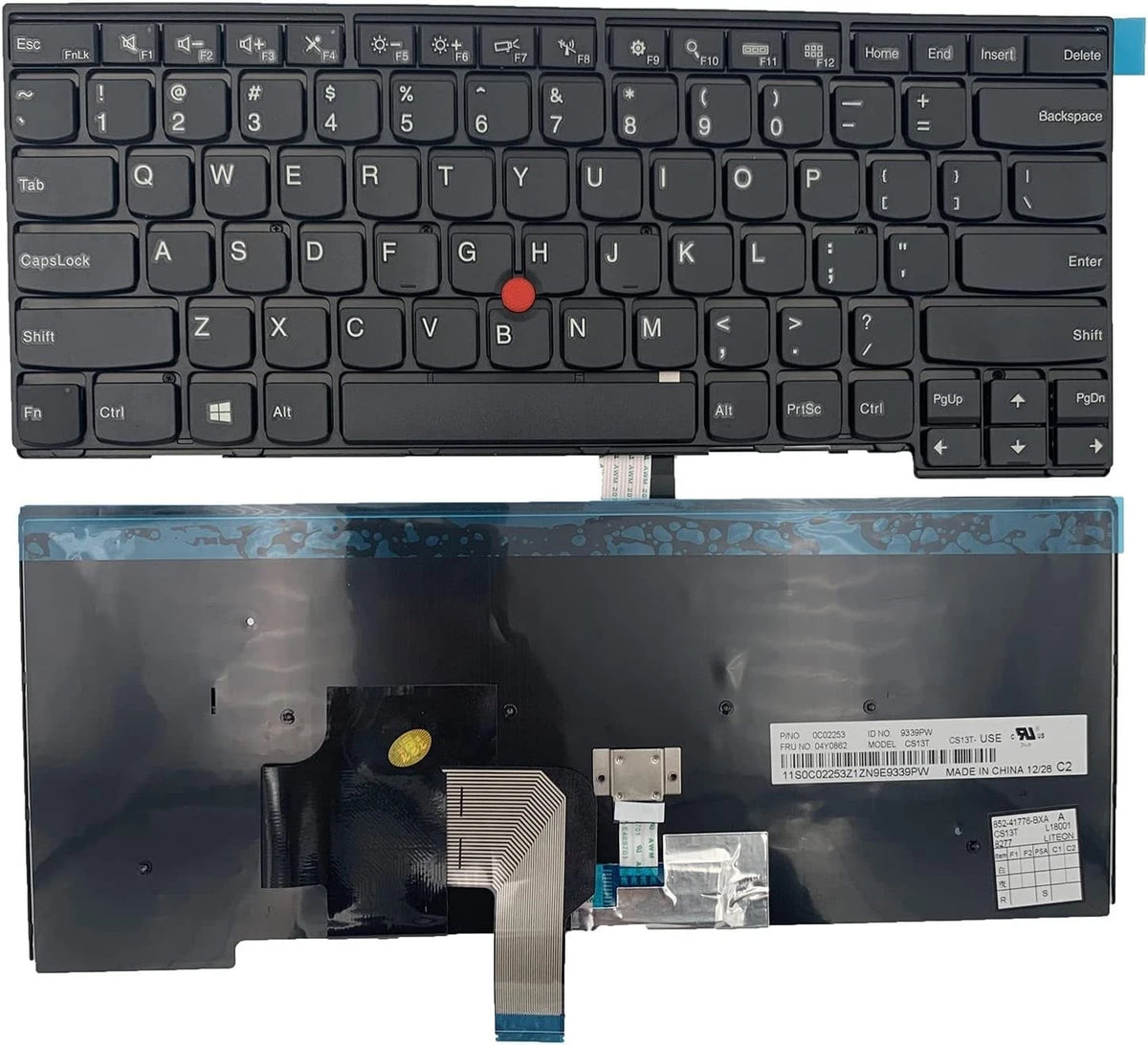 Laptop Replacement Keyboard for Lenovo Thinkpad T440 T440P T440s T431 black