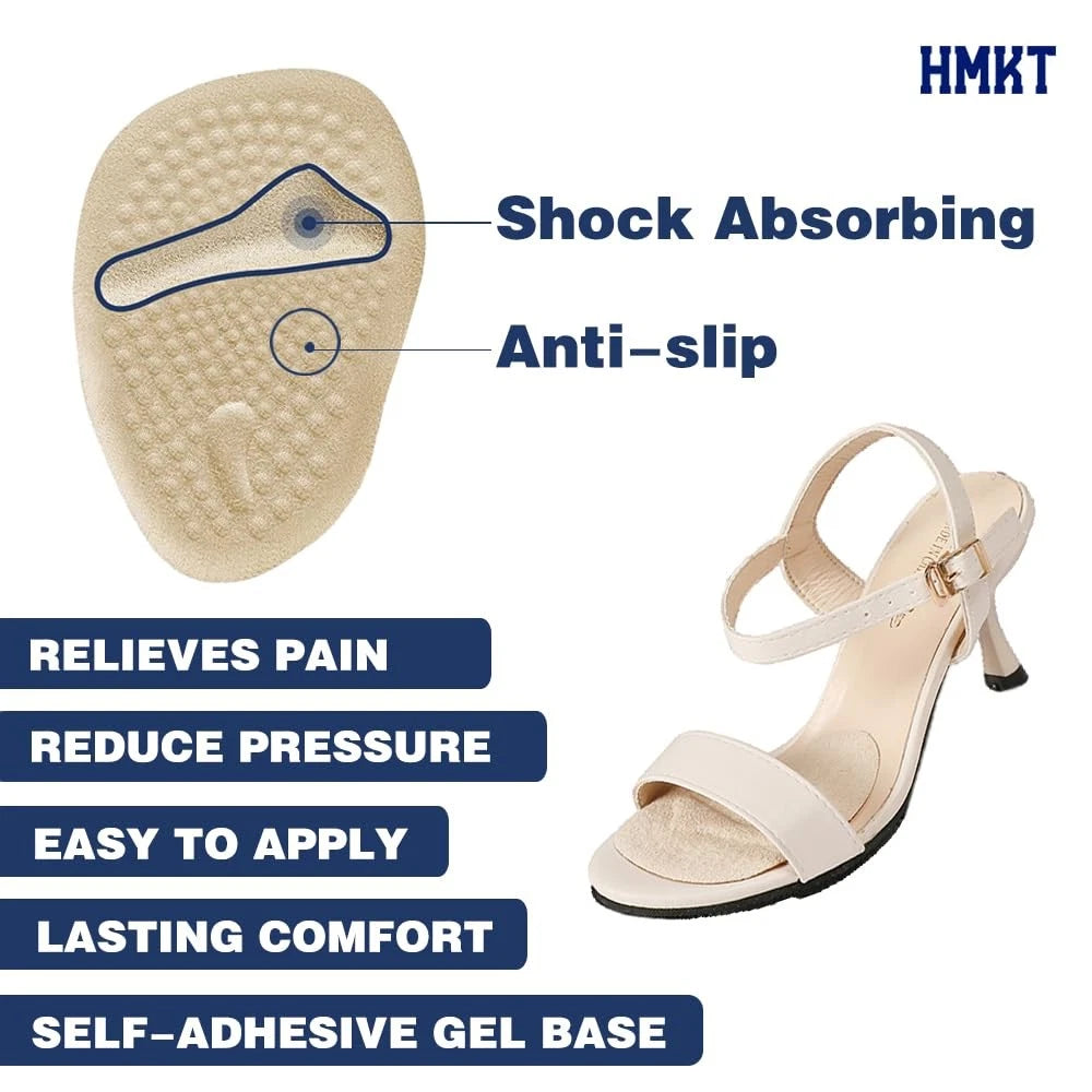 Heel Grips Liner Cushions Inserts for Loose Shoes Pads and Beige+black