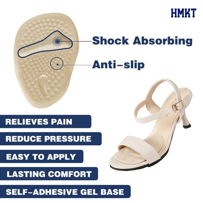 Heel Grips Liner Cushions Inserts for Loose Shoes Pads and Beige+black