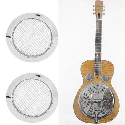 2 PCS Resonator Guitar Screen, Dobro Screen Speaker Grille...