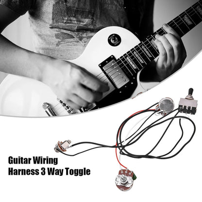 Moofey Electric Guitar Parts, Wiring Harness with 3 Way Chrome Box Toggle...