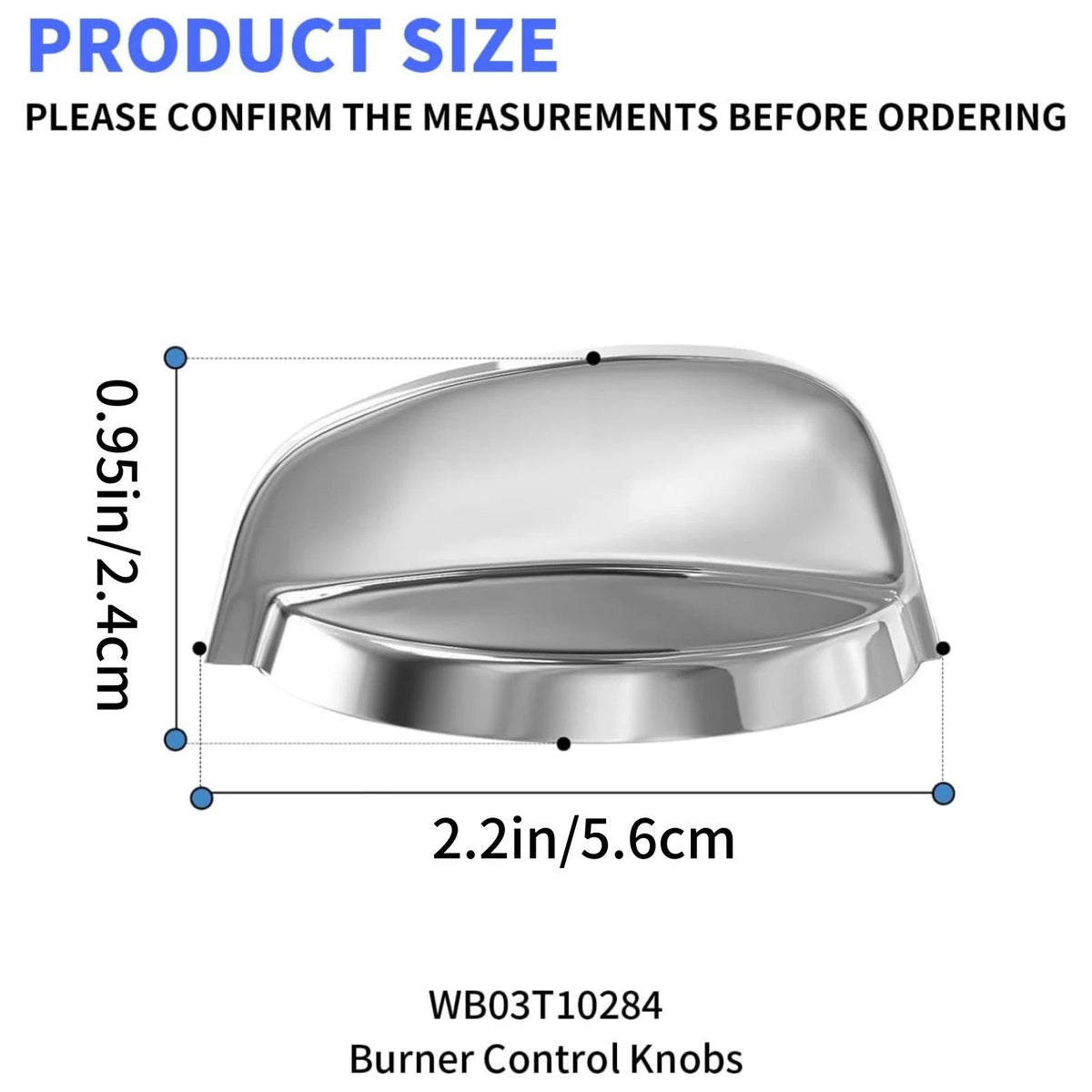 5PCS Stove Burner Control Knob Accessory For GE Range Oven Model JB840SP Series