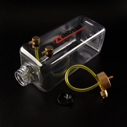 ZYHOBBY RC Fuel Tank 1000ML,RC Gas Bottle with Transparent Plastic for...