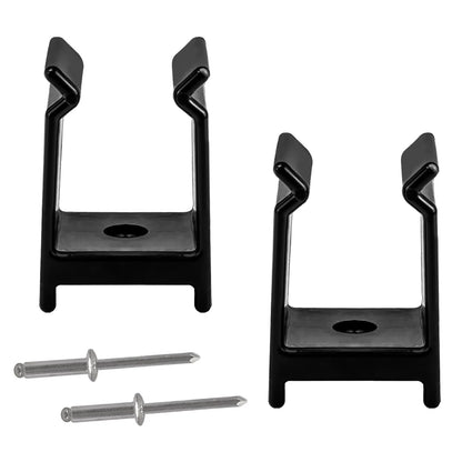 Hasanbar Pontoon Top Bimini Clips for Boats, Hardware 1-1/4 Black
