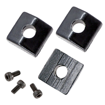 3X Electric Guitar Locking Nut Block Clamp &Screws Black For Floyd Rose tremolo,