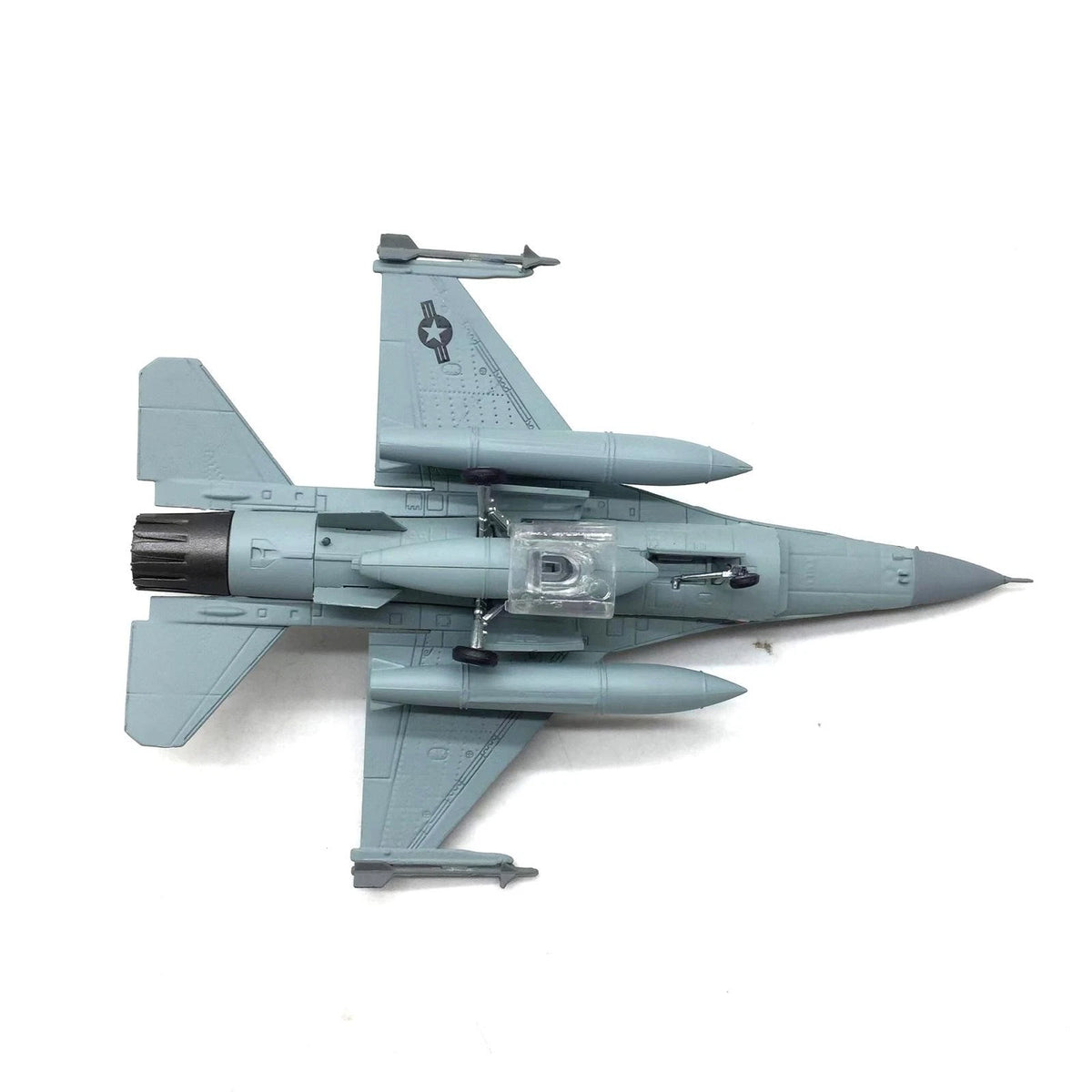 1:100 F-16C Fighter Diecast Metal Finished Aircraft Model With Display Stand