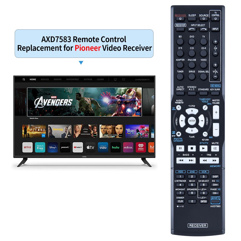 AXD7583 Remote Control For Pioneer VSX-920 VSX-920-K VSX-820-K VSX-820-S