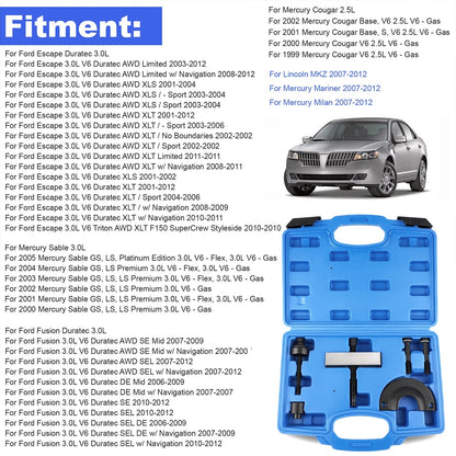 Water Pump Pulley Tool Kit For Ford Fusion Escape 3.0L Duratec 8069 7483A