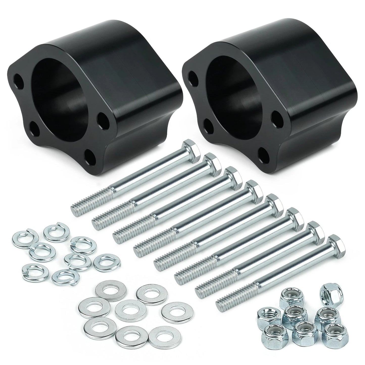 2" Ball Joint Spacer Leveling Kit For Chevrolet Silverado GMC Sierra Yukon Black