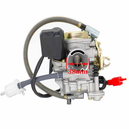 GY6 50CC 49CC Carburetor with Air Filter Intake Manifold Replacement for...
