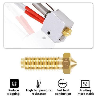10PCS Brass Nozzles for Anycubic Kobra 2, 3D Printer Parts 0.4mm...