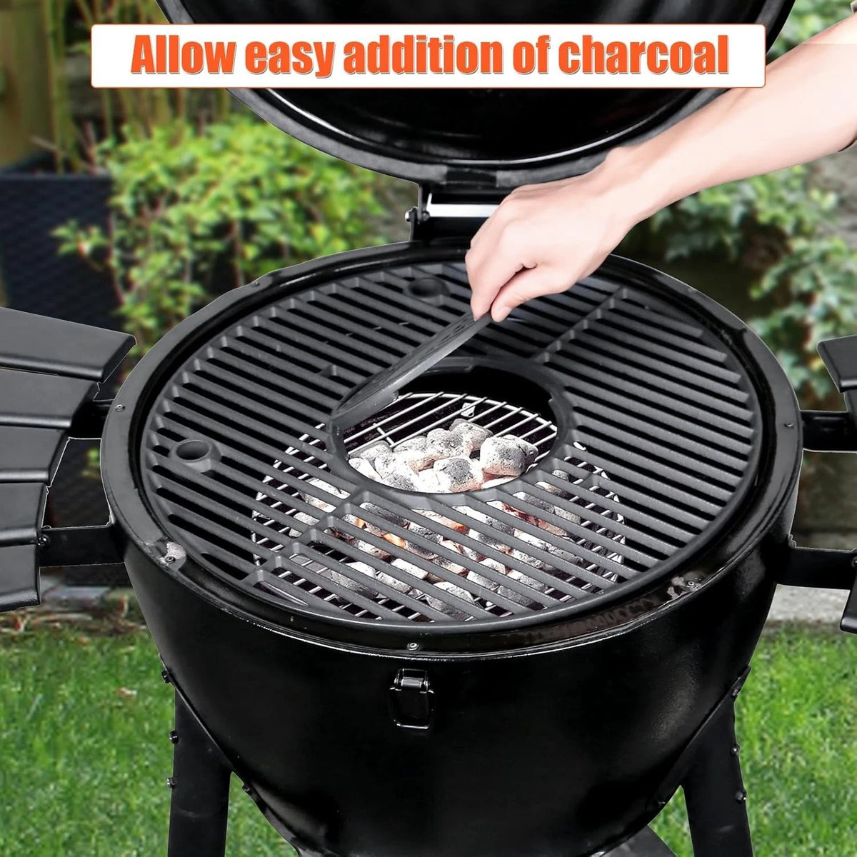 QuliMetal Round Grill Grate 19.5" for Akorn Kamado Ceramic Grill, Pit 19.52''