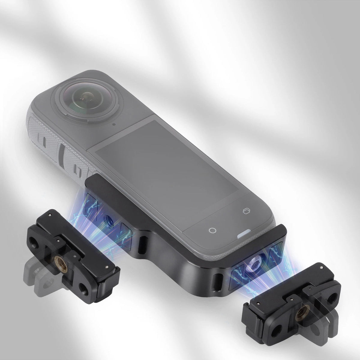 Horizontal Vertical Camera Bracket +Base Adapter for Insta360 X4 Accessories