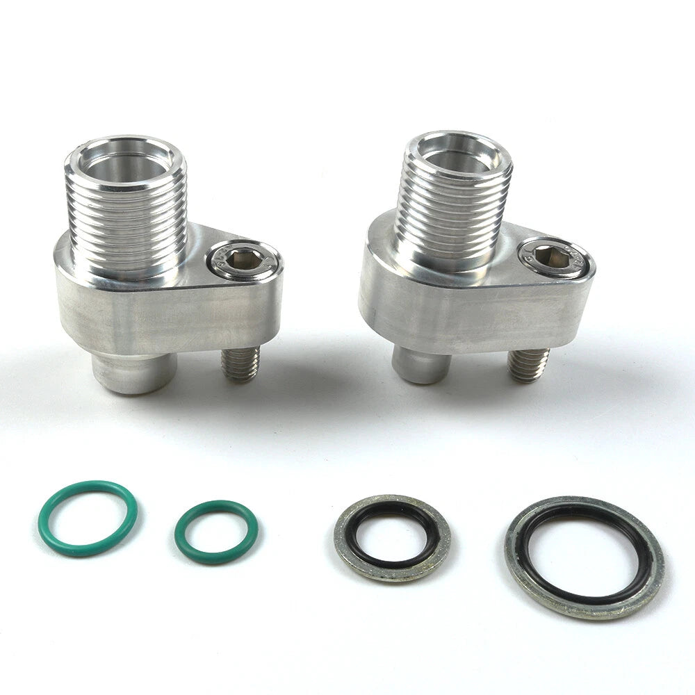 LS  AC Compressor adapter fittings for Denso 10S17F & 10S20F CNC Machined