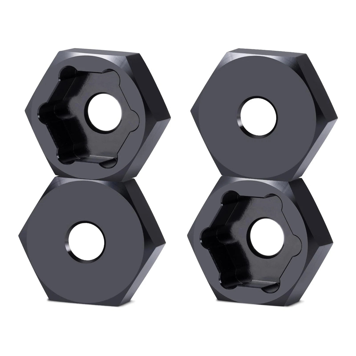 4Pack MORFUM 12mm to 17mm Metal Wheel Hex Adapter Drive Hub Adaptor...