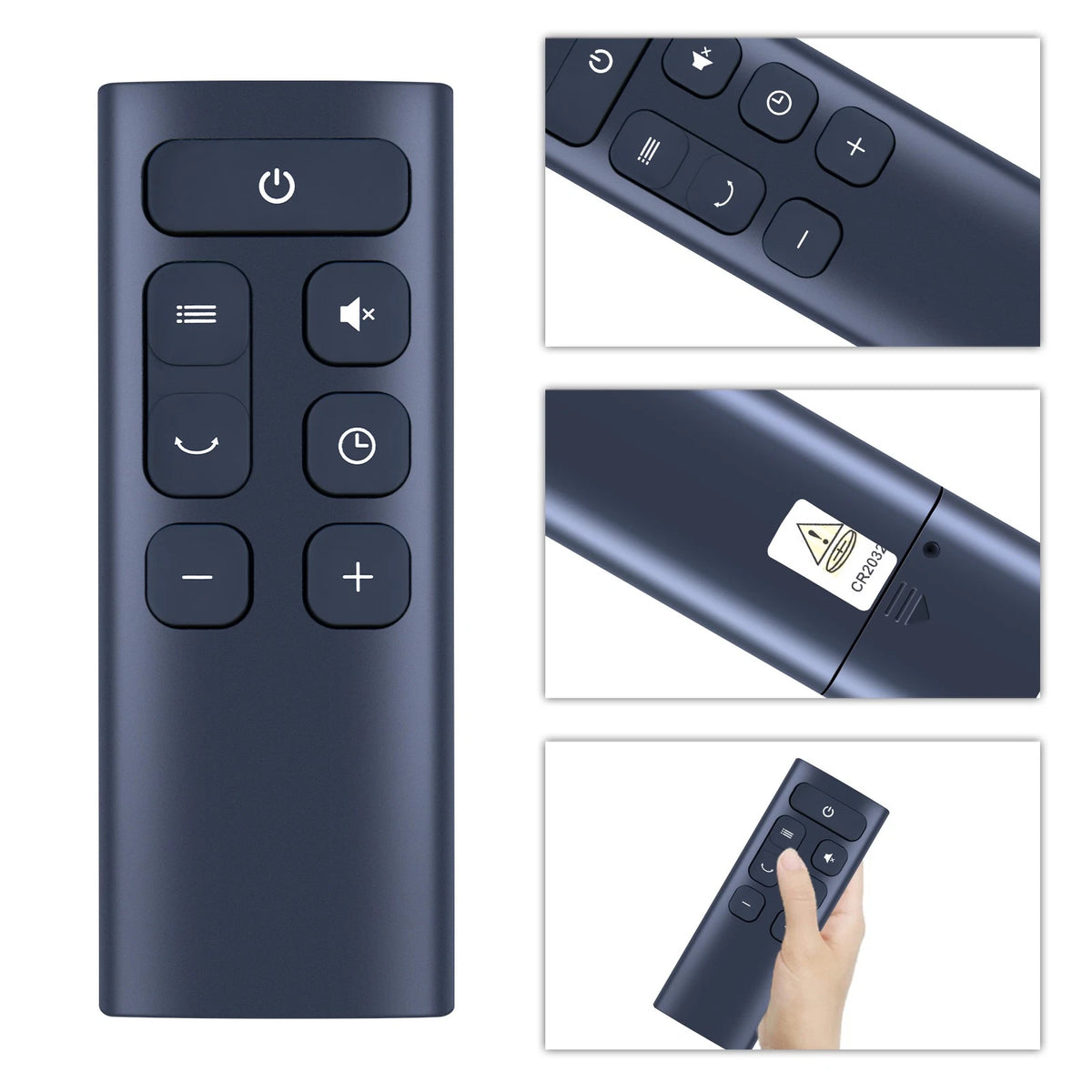 Remote Control For Senmeo 22" Quiet Bladeless Tower Fan UML-018
