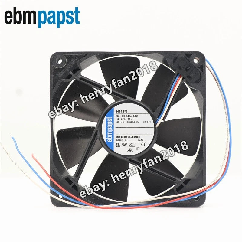 Ebmpapst 4414F/2 Axial Fan 24VDC 0.21A 5.0W 120*120*25mm Cooling Fan