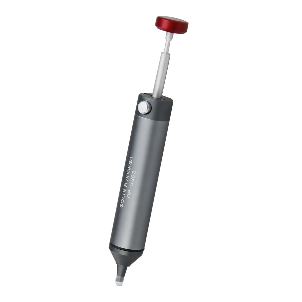 Silver Silicone Tip Solder Sucker Pump Remover Engineer Desoldering Pump Tool