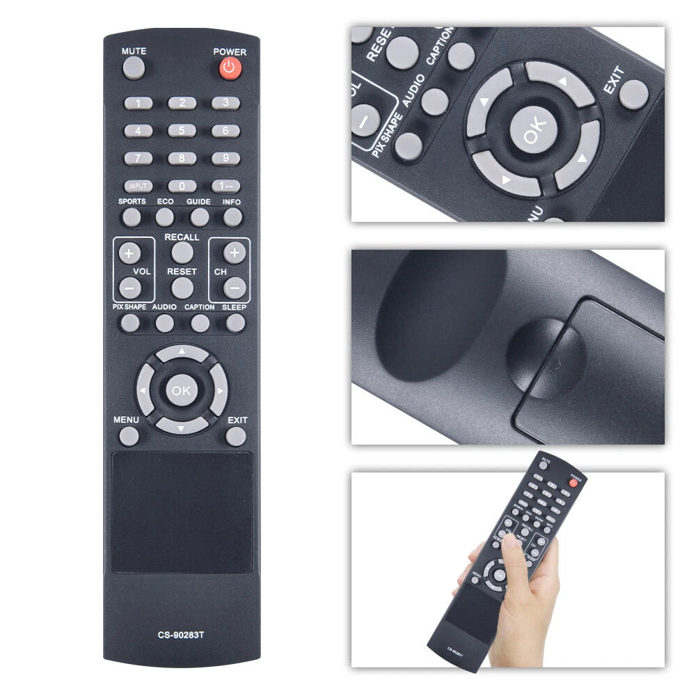 CS-90283T Remote Control For Sanyo TV HD TV DP42410 DP55441 DP32242 DP46142