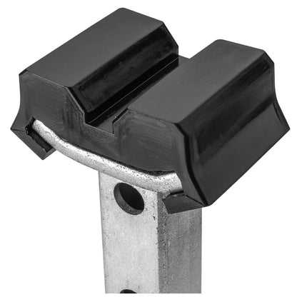 Powerbuilt All-in-One Unijack Pinch Weld Saddle Adapter, Protect Black