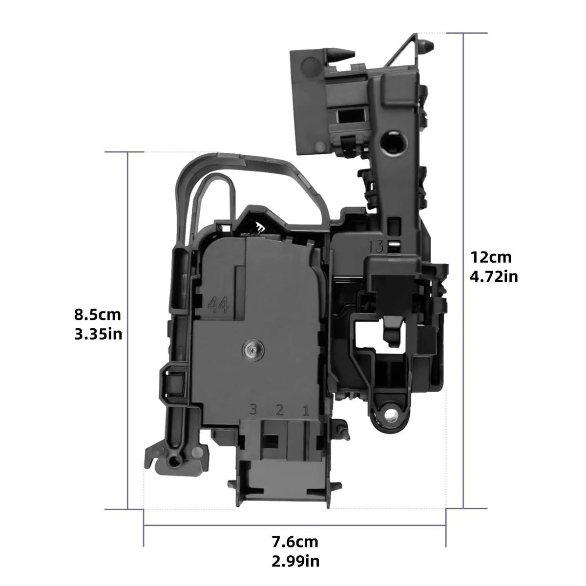 Black Washer Switch Door Lock Part DC34-00028A For Samsung Washer Machine