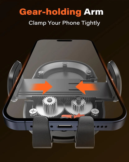 APPS2Car Suction Cup Phone Mount, Universal 6.3 inches, Black-1st Version