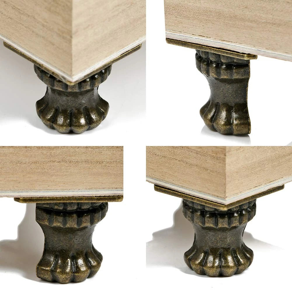 PGMJ 20 Pieces Jewelry Box Feet Retro Design 8.4 cm x 14.4 x 3.4 cm, K45_s