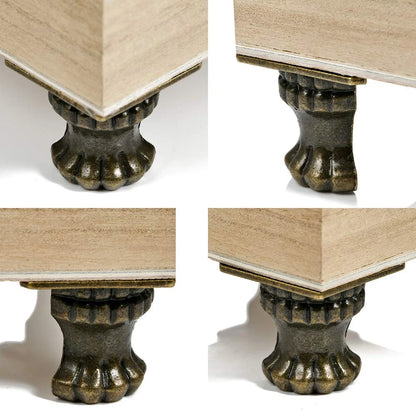 PGMJ 20 Pieces Jewelry Box Feet Retro Design 8.4 cm x 14.4 x 3.4 cm, K45_s